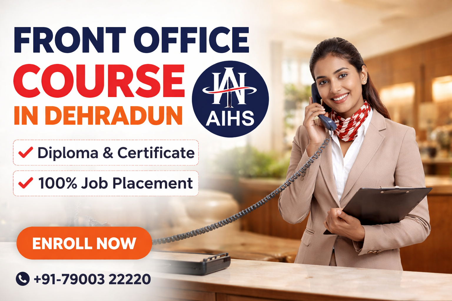 Front Office Course in Dehradun
