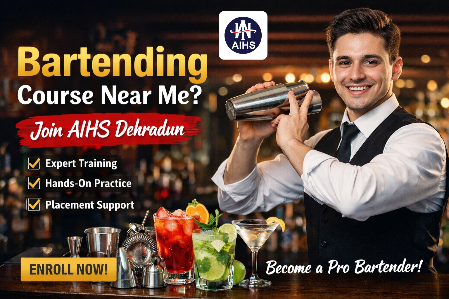 bartending course near me