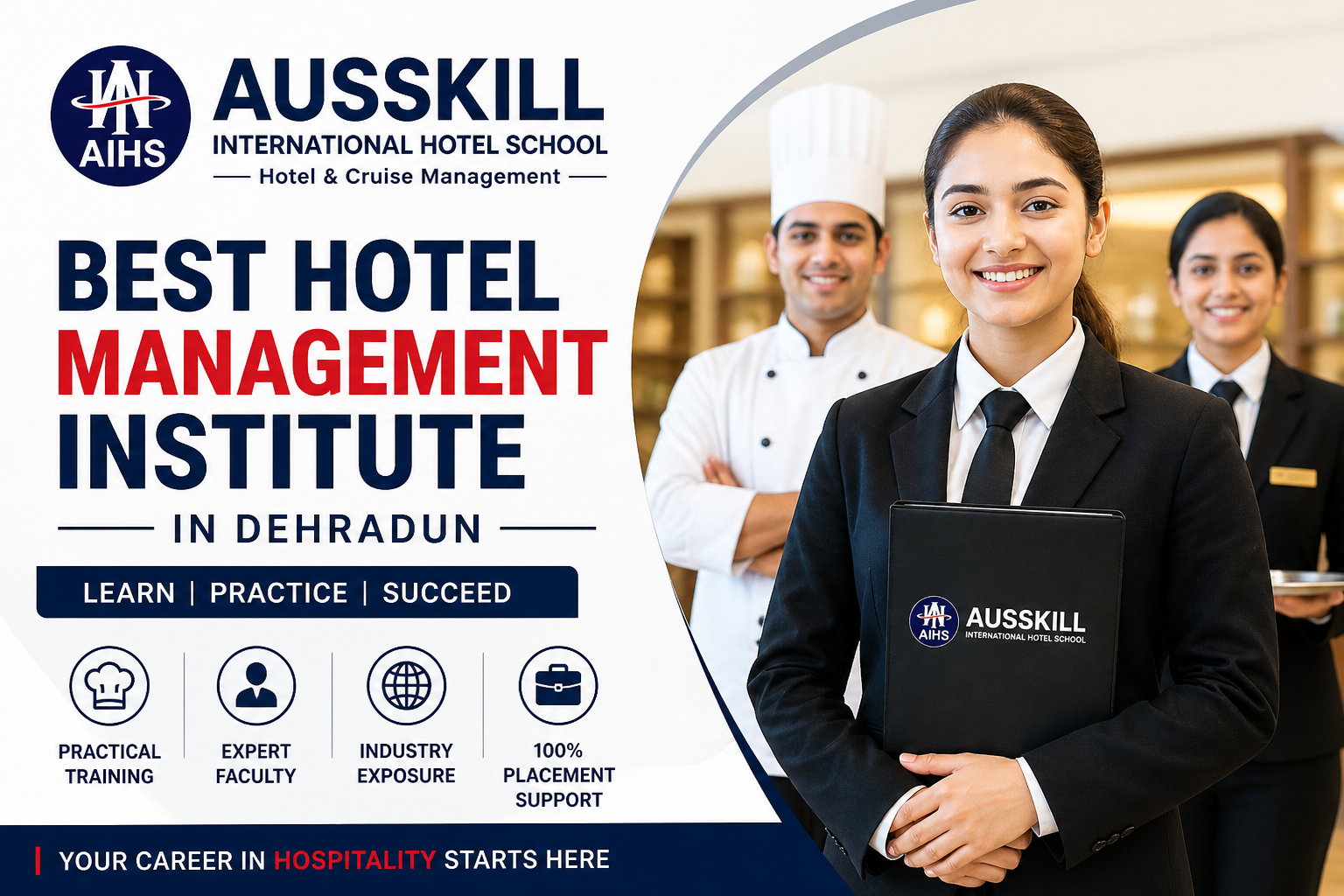 Hotel Management Institute in Dehradun– 100% Placement