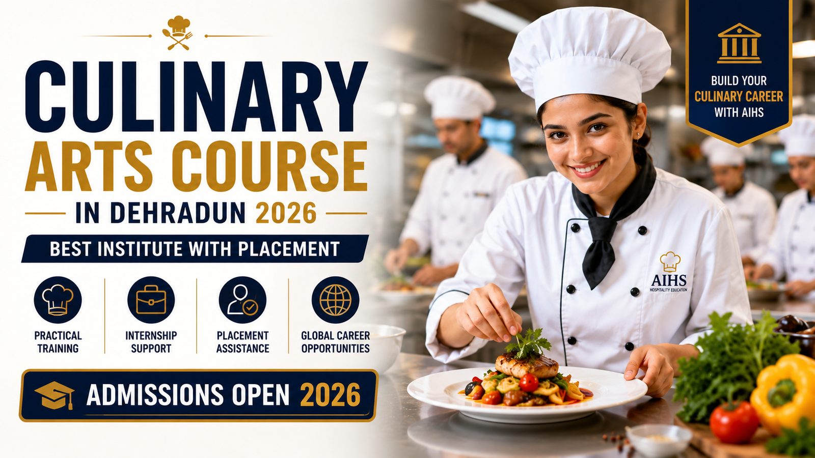 Best Culinary Arts Course in Dehradun 2026 | AIHS