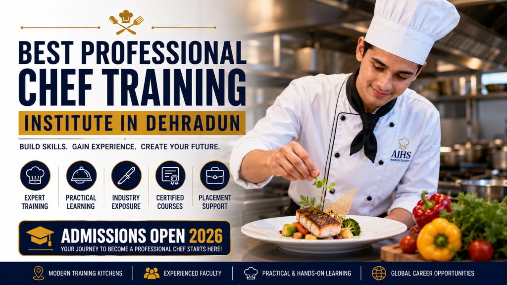 Best Professional Chef Training Institute in Dehradun | AIHS