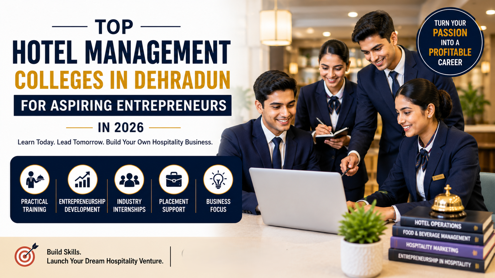 Top Hotel Management Colleges in Dehradun for Entrepreneurs