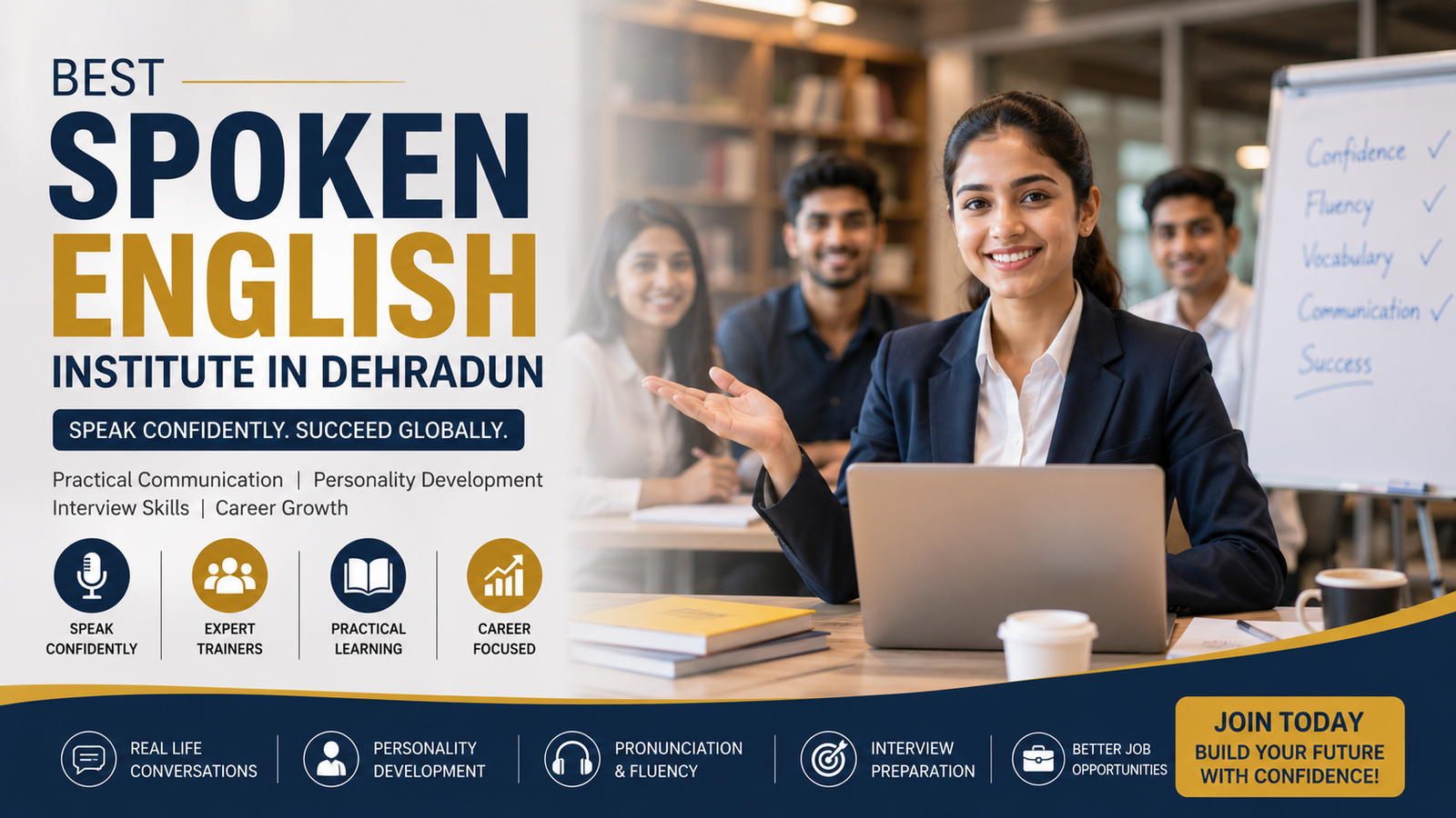 Best Spoken English Institute in Dehradun | AIHS