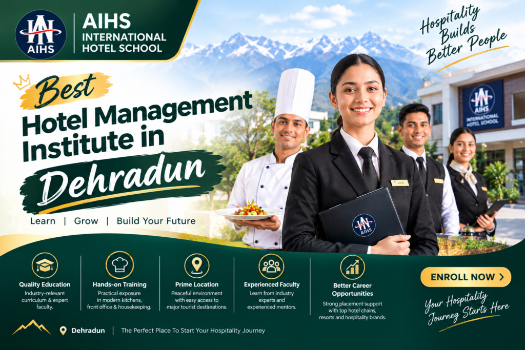 Best Hotel Management Institute in Dehradun